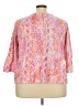 Ruby Rd. Pink 3/4 Sleeve T-Shirt Size 3X - photo 2