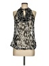 Charlotte Russe 100% Polyester Gray Sleeveless Blouse Size M - photo 1