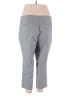dalia Checkered-gingham Gray Casual Pants Size 18W - photo 2