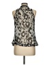 Charlotte Russe 100% Polyester Gray Sleeveless Blouse Size M - photo 2