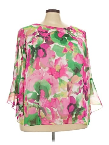 Kasper 3/4 Sleeve Blouse (view 1)