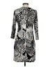 MSK Print Gray Casual Dress Size S - photo 2