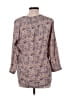Fun2Fun 100% Polyester Purple 3/4 Sleeve Blouse Size L - photo 2
