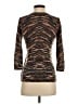 Talbots 100% Cashmere Animal Print Brown Cashmere Pullover Sweater Size S - photo 2