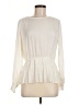 Catherine Malandrino 100% Polyester Ivory Long Sleeve Blouse Size M - photo 1