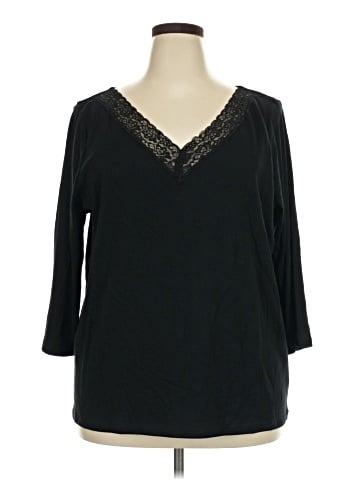 Chaps 3/4 Sleeve T-Shirt (view 1)