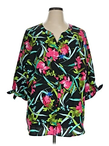 Catherines Long Sleeve Blouse (view 1)