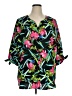 Catherines 100% Polyester Teal Long Sleeve Blouse Size 1X - photo 1