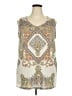 Catherines Ivory Sleeveless Blouse Size 2X - photo 1