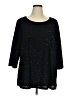 Catherines Black 3/4 Sleeve Top Size 1X - photo 1