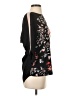 Final Touch 100% Polyester Black 3/4 Sleeve Blouse Size XXS - photo 4