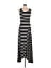 Max Studio Stripes Black Casual Dress Size L - photo 1