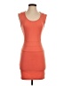 Guess Solid Orange Cocktail Dress Size XS - photo 1