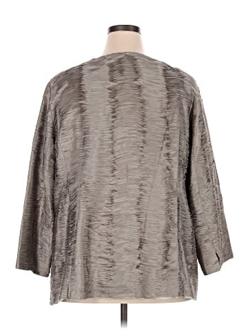 Eileen Fisher 3/4 Sleeve Silk Top (view 2)