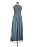 Bill Levkoff 100% Polyester Blue Cocktail Dress Size 14 - photo 1