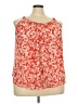 Lane Bryant 100% Polyester Orange Sleeveless Blouse Size 22 - photo 1