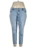 Talbots Solid Blue Jeans Size 16 Petite - photo 1