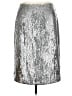 J.Crew Metallic Silver Formal Skirt Size 14 - photo 1