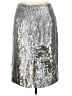 J.Crew Metallic Silver Formal Skirt Size 14 - photo 2