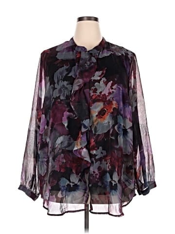 Cj Banks 3/4 Sleeve Blouse (view 1)