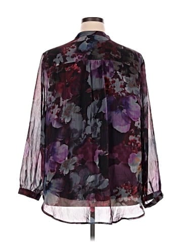Cj Banks 3/4 Sleeve Blouse (view 2)