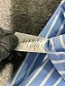 Talbots 100% Cotton Stripes Blue 3/4 Sleeve Button-Down Shirt Size 1X Petite - photo 8