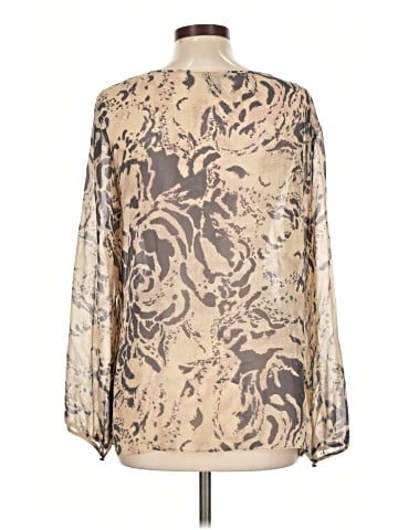 Ella Moss Long Sleeve Silk Top (view 2)