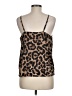 Hayden 100% Polyester Brown Sleeveless Top Size M - photo 2