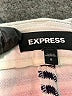 Express Stripes Green Ivory Skort Size 6 - photo 3