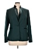 J. Peterman 100% Wool Solid Teal Wool Blazer Size 14 - photo 1