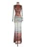 Superdown Graphic Gray Casual Dress Size XS - photo 1