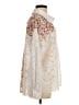 Pol Floral Ivory Long Sleeve Blouse Size S - photo 4