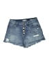 Rewash 100% Cotton Blue Denim Shorts Size 7 - photo 1