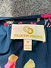 Collective Concepts 100% Polyester Floral Black 3/4 Sleeve Blouse Size M - photo 7