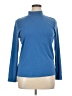 Style&Co 100% Lurex Blue Long Sleeve Turtleneck Size XL - photo 1