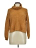 Candie's 100% Polyester Gold Brown Turtleneck Sweater Size M - photo 1