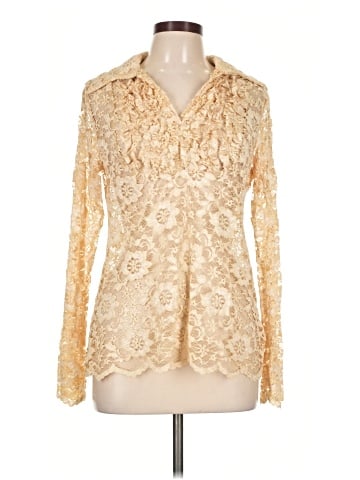 NY Collection Long Sleeve Blouse (view 1)