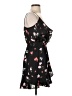 Express 100% Polyester Floral Black Cocktail Dress Size XS - photo 4