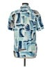 O'Neill Tropical Blue Short Sleeve Blouse Size M - photo 2