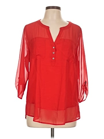 Express 3/4 Sleeve Blouse (view 1)
