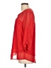 Express 100% Polyester Red 3/4 Sleeve Blouse Size L - photo 5