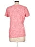 Basic Editions 100% Cotton Polka Dots Pink Short Sleeve T-Shirt Size L - photo 2
