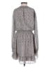 WAYF 100% Polyester Animal Print Gray Casual Dress Size S - photo 2