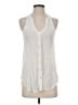 Merona 100% Rayon White Sleeveless Top Size S - photo 1