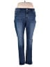 Apt. 9 Solid Blue Jeans Size 18 - photo 1