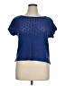 Ruby Rd. Blue Short Sleeve Top Size 16 - photo 1