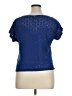 Ruby Rd. Blue Short Sleeve Top Size 16 - photo 2