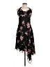 Speechless 100% Polyester Floral Black Cocktail Dress Size 9 - photo 1