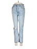 AGOLDE 100% Cotton Hearts Blue Jeans Size 26 waist - photo 1