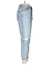 AGOLDE 100% Cotton Hearts Blue Jeans Size 26 waist - photo 4